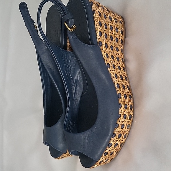 Summer vibes ready Tory burch Wedge shoes - Picture 2 of 4